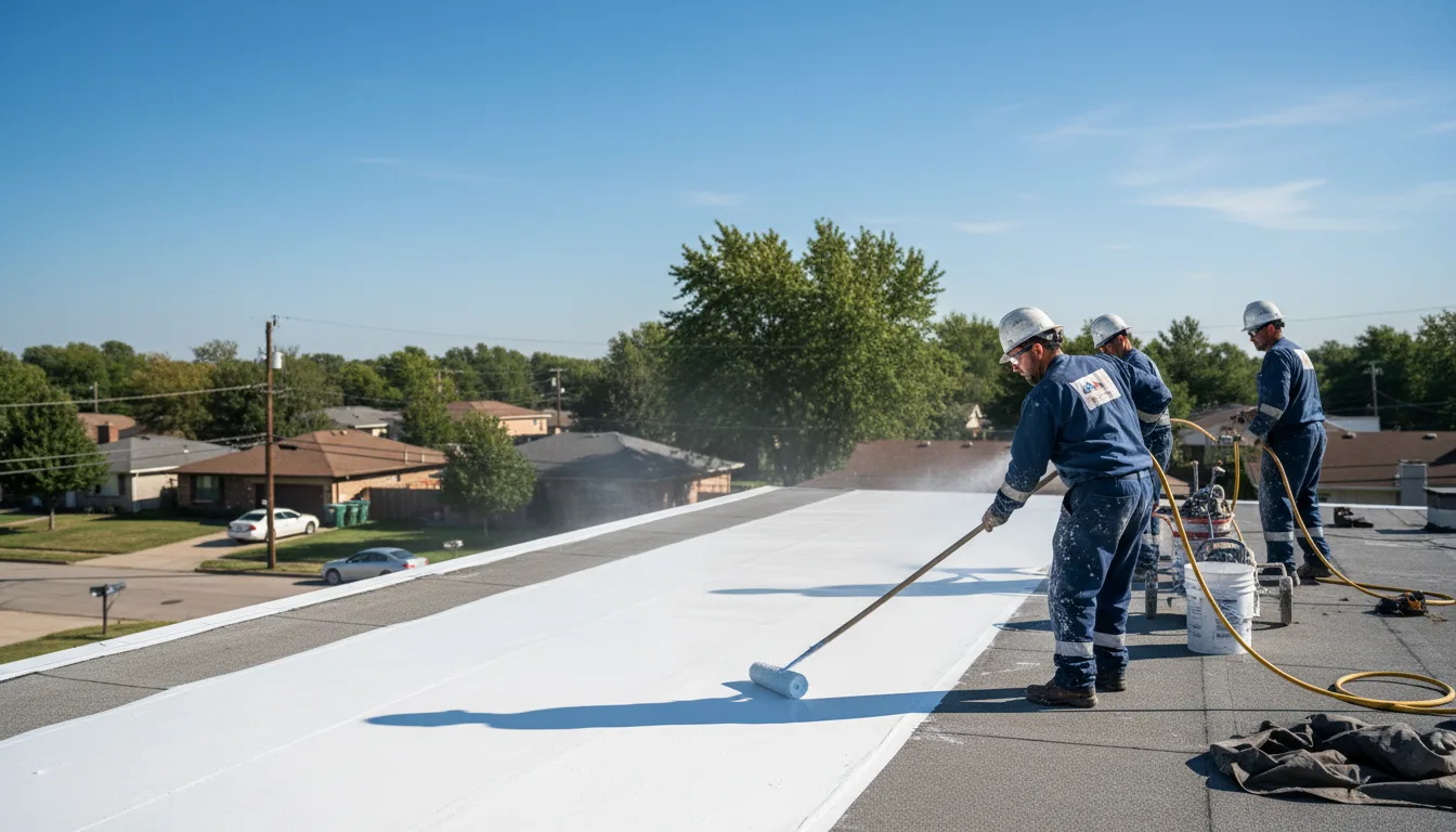 Commercial roof coating in Weston, WV near me